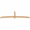 Ekena Millwork Bellingham Timber Gable Bracket, Western Red Cedar, 108"W x 31 1/2"H x 3 1/2"D x 3 1/2"F, 7/12 Pitch GBW108X31X0404BEL00SWR - alternate 5